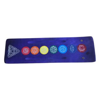 Portaincienso tabla doble violeta