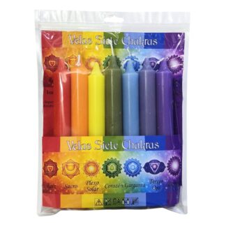 Set velas 7 chakras19 cm