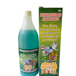 Fregasuelos paz, éxito y prosperidad en el negocio y el hogar