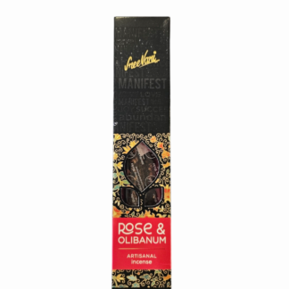 Incienso orgánico Sreevani rosa y olíbano